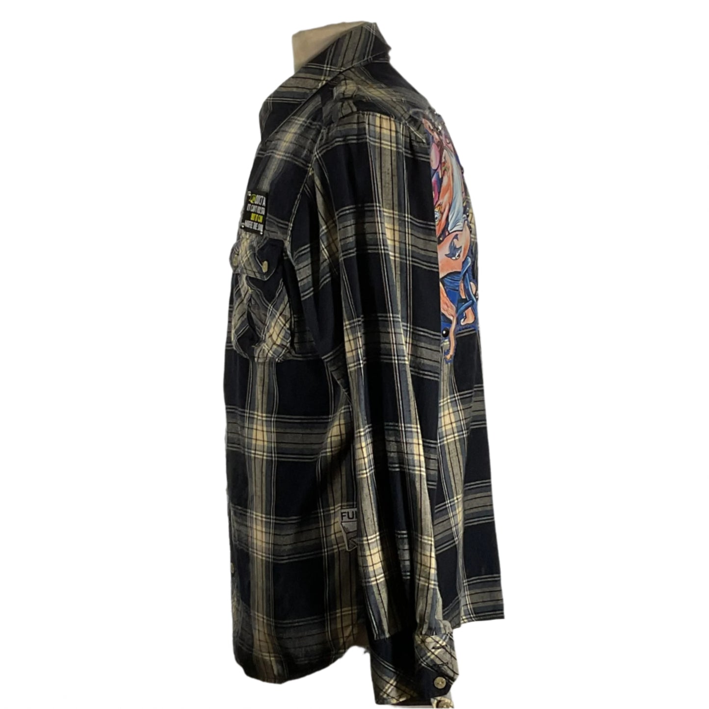 BUFF | Men's Custom Long-Sleeve Flannel Shirt | Medium