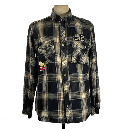 BUFF | Men's Custom Long-Sleeve Flannel Shirt | Medium